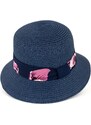 Art Of Polo Woman's Hat Cz23134-2 Navy Blue