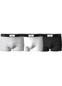 Pánské trenky 3 Pack Trunks CK96 000NB3528A6H3 černá/bílá/šedá - Calvin Klein