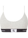 Dámská podprsenka String Bralette CK96 000QF7216EP7A šedá - Calvin Klein