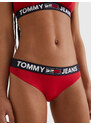 Dámské kalhotky CONTRAST WAISTBAND BRIEFS UW0UW02773XLG červená - Tommy Hilfiger