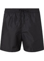 Pánské plavky Medium Drawstring Swim Shorts Logo Tape KM0KM00741BEH černá - Calvin Klein