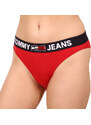Dámské kalhotky Tommy Hilfiger červené (UW0UW02773 XLG)