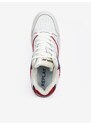 Replay Boty Scarpa Off Wht Blue Red - Pánské