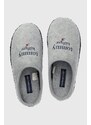 Dětské papuče Tommy Hilfiger šedá barva