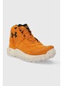 Boty Under Armour Micro G Valsetz Trek Mid WP pánské, oranžová barva