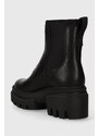 Nízké kozačky Timberland Everleigh Boot Chelsea dámské, černá barva, na platformě, TB0A5YFR0151