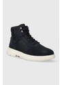 Sneakers boty Tommy Hilfiger CORE MIX SUEDE HYBRID tmavomodrá barva, FM0FM04596