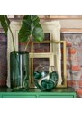 Zelená skleněná váza J-line Cylin 49,5 cm