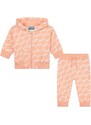 Bavlněná tepláková souprava pro miminka Kenzo Kids růžová barva
