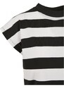 Černo/bílé dámské tričko Urban Classics Stripe Short