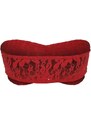 URBAN CLASSICS Ladies Laces Bandeau - red