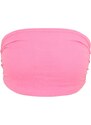 URBAN CLASSICS Ladies Neon Bandeau Top - neonpink