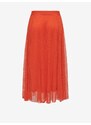 Oranžová dámská maxi sukně ONLY Lavina - Dámské