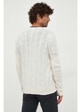 Kašmírový svetr Polo Ralph Lauren pánský, béžová barva