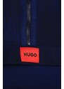 Dětská mikina HUGO tmavomodrá barva, s aplikací