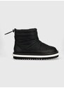 Sněhule Tommy Jeans TJW PADDED FLAT BOOT černá barva, EN0EN02292