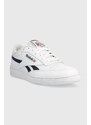 Kožené sneakers boty Reebok Classic CLUB C bílá barva