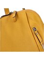Dámský kožený batůžek žlutý - Katana Devero žlutá