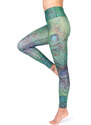 Niyama Legíny Bodhi Niyama Feathered Beauty HIGH WAIST legíny na jógu a fitness