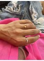 SYLVIENE Stříbrný prsten ELIN Citrín