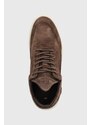 Semišové sneakers boty Filling Pieces Low Top Suede hnědá barva, 10122791909