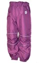 Kukadloo Dětské šusťákové kalhoty - středně fialové