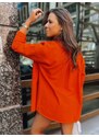 Dámská košilová bunda CALIFORNICATION oranžová Dstreet z