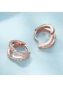 GRACE Silver Jewellery Stříbrné náušnice se zirkony Roxana Rose - stříbro 925/1000