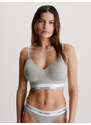 Dámská podprsenka Full Cup Bralette Modern Cotton 000QF7060EP7A šedá - Calvin Klein