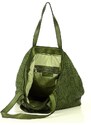 Marco Mazzini handmade Dámská kožená shopper bag kabelka Mazzini M1M86 zelená