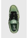 Sneakers boty A Bathing Ape 001FWI701021I BAPE SK8 STA #5 zelená barva, 001FWI701021I-BLACK