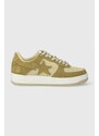 Semišové sneakers boty A Bathing Ape BAPE STA #3 001FWI701008I béžová barva