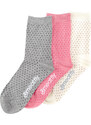 Meatfly ponožky Rainy Dots socks - S19 Triple pack | Mnohobarevná