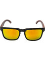 Meatfly sluneční brýle Memphis Black Dark Wood | Černá