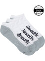Meatfly ponožky Boot Triple pack White | Bílá