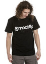 Meatfly pánské tričko MF Logo Black | Černá | 100% bavlna