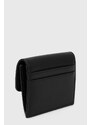 Kožená peněženka MICHAEL Michael Kors černá barva