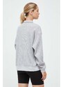 Tričko s dlouhým rukávem New Balance šedá barva