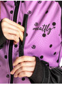 Meatfly dámská softshell bunda Zaja Purple Dots | Fialová