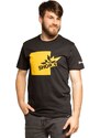 Meatfly tričko Big Shock Yellow/Black | Černá