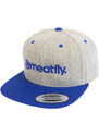 Meatfly kšiltovka Flanker Snapback Royal Blue/Grey Heather | Šedá