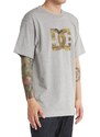 Dc shoes pánské triko Star Camo Fill Heather Grey | Šedá