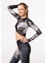 Bittersweet Paris Woman's Dark Nebula Gaia Longsleeve Top GLT-C-Print BSP1164