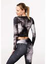 Bittersweet Paris Woman's Dark Nebula Gaia Longsleeve Top GLT-C-Print BSP1164