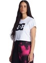 Dc shoes dámské tričko Star Crop White | Bílá