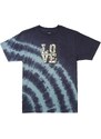 Dc shoes pánské tričko Blabac Lovepark Navy Blazer Spiral Tie Dye | Modrá