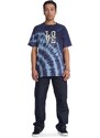 Dc shoes pánské tričko Blabac Lovepark Navy Blazer Spiral Tie Dye | Modrá