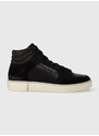 Sneakers boty G-Star Raw RAVOND II MID LEA černá barva, 2342005714.BLK