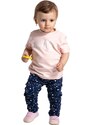 Meatfly dětské tričko Basic Powder Pink | Růžová
