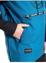 Meatfly pánská softshell bunda Jax Ocean Blue/Black | Černá